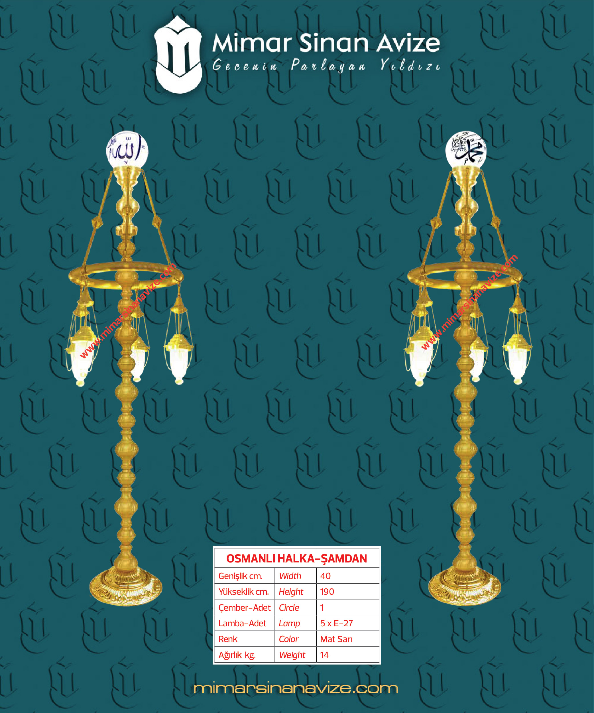 Ottoman-Style Chandelier Models